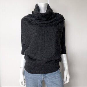 VINCE Cable-neck Dolman Sleeve Sweater